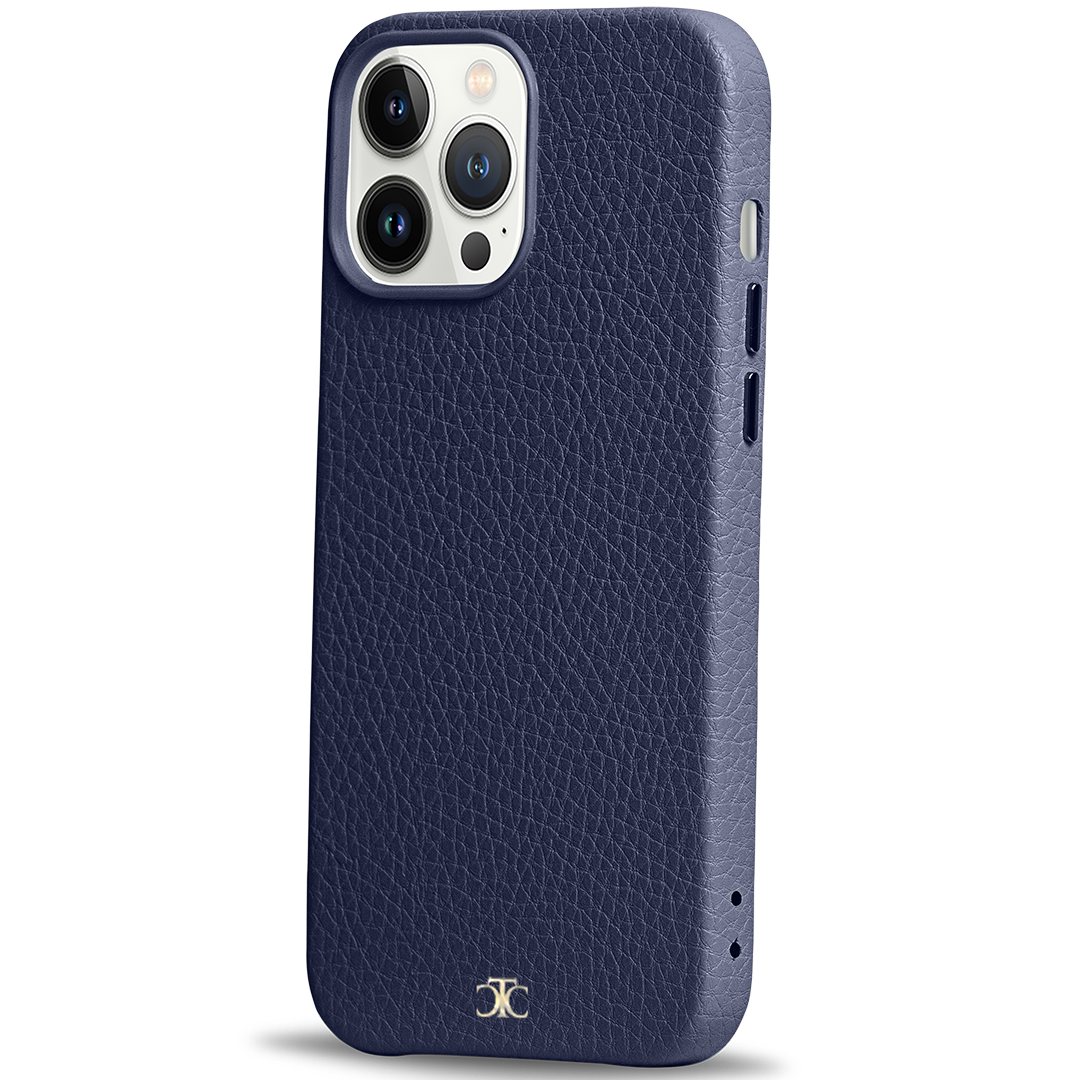 Personalized Leather iPhone 15 Pro Max Case Add your name or initials